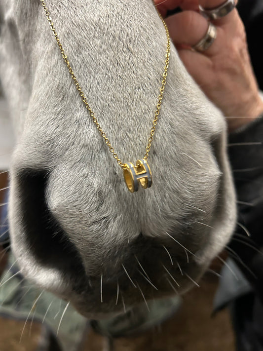 Goldplated Hillbay Horses jewelry set